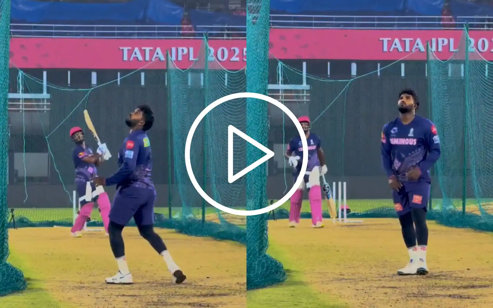 [Watch] Sanju Samson Alarms Warning At CSK Camp By Smashing Hasaranga For A Huge Six
